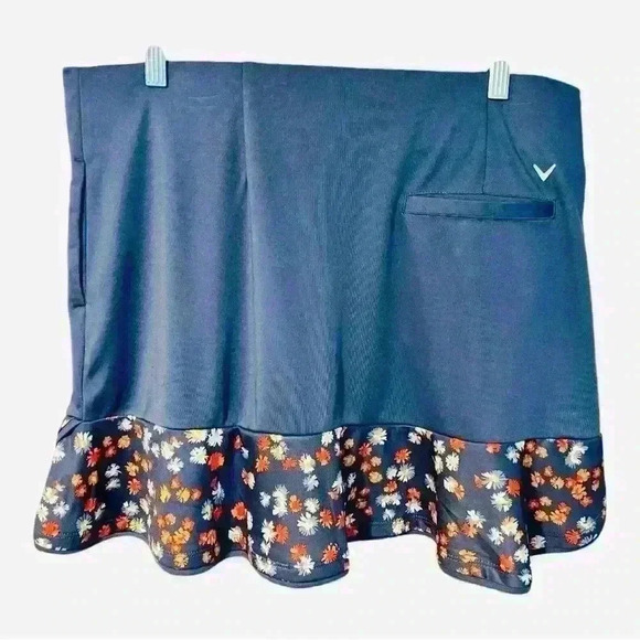 Callaway TrueSculpt Floral Block Flounce Hem Golf Skort- Size L (NWT) - Picture 2 of 6